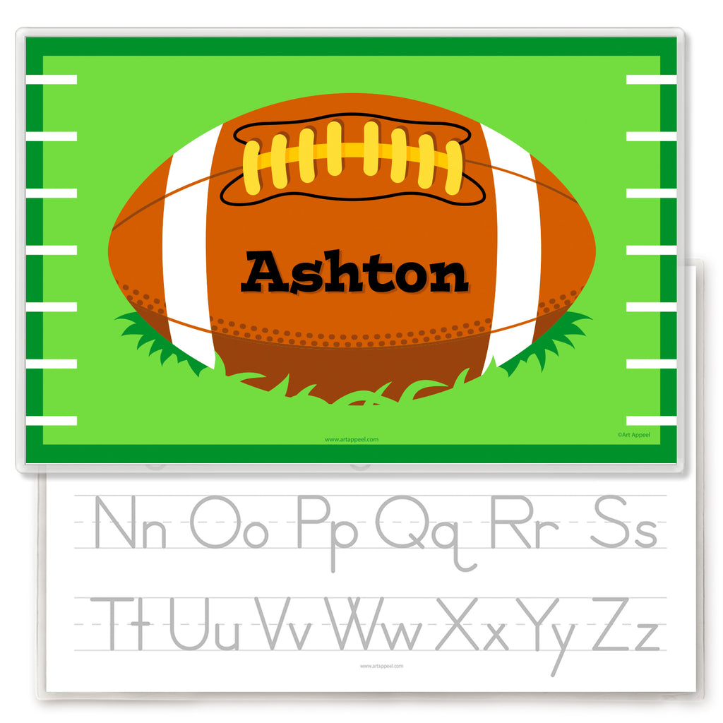 Football Personalized Kids Placemat