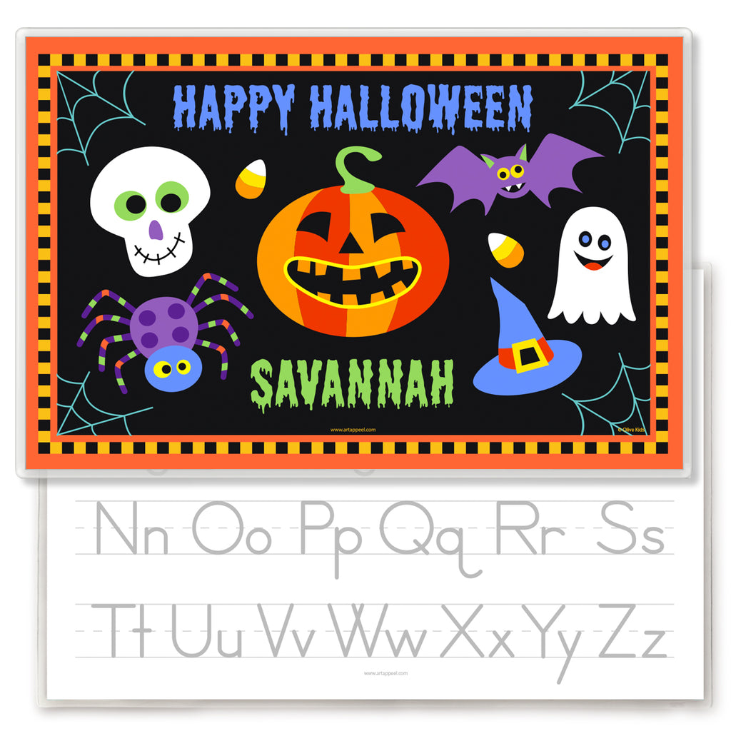Halloween Candy Corn Personalized Kids Placemat