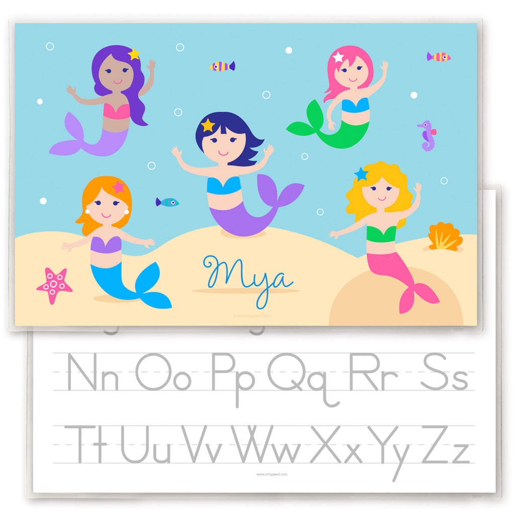 Mermaids Personalized Kids Placemat