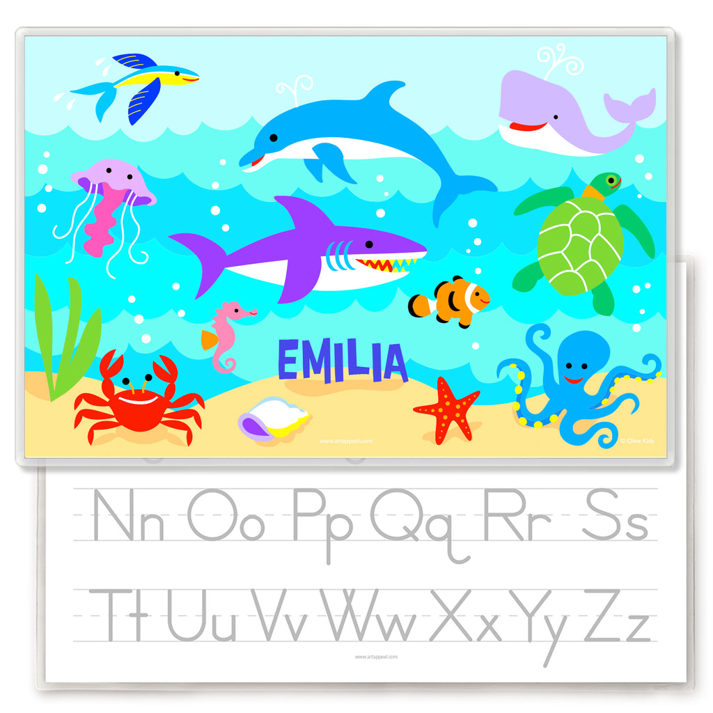 Ocean Personalized Kids Placemat
