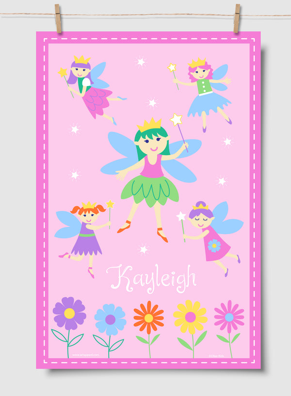 Fairy Princess Personalized Art Print