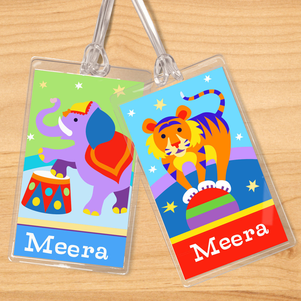 Big Top Personalized Kids Name Tag Set by Olive Kids