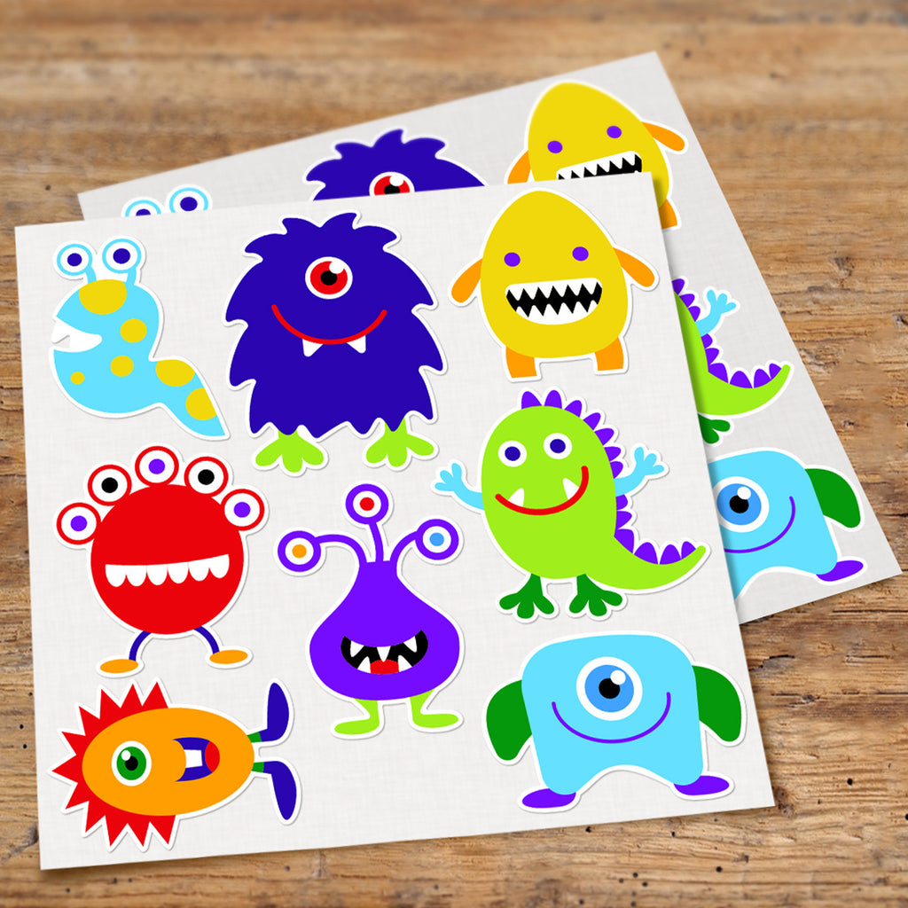 Monsters Peel & Stick Kids Wall Decals by Olive Kids from Art Appeel