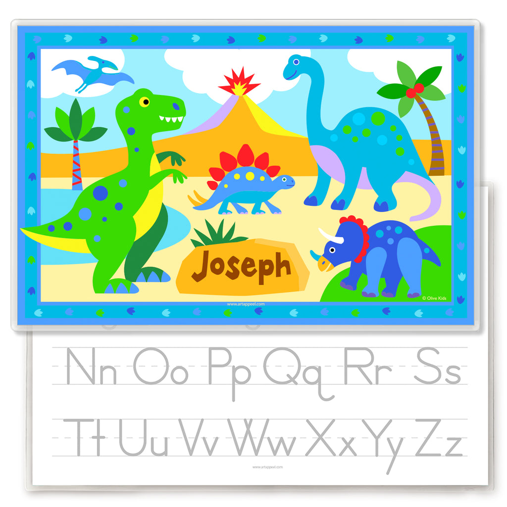 Dinosaur Personalized Kids Placemat