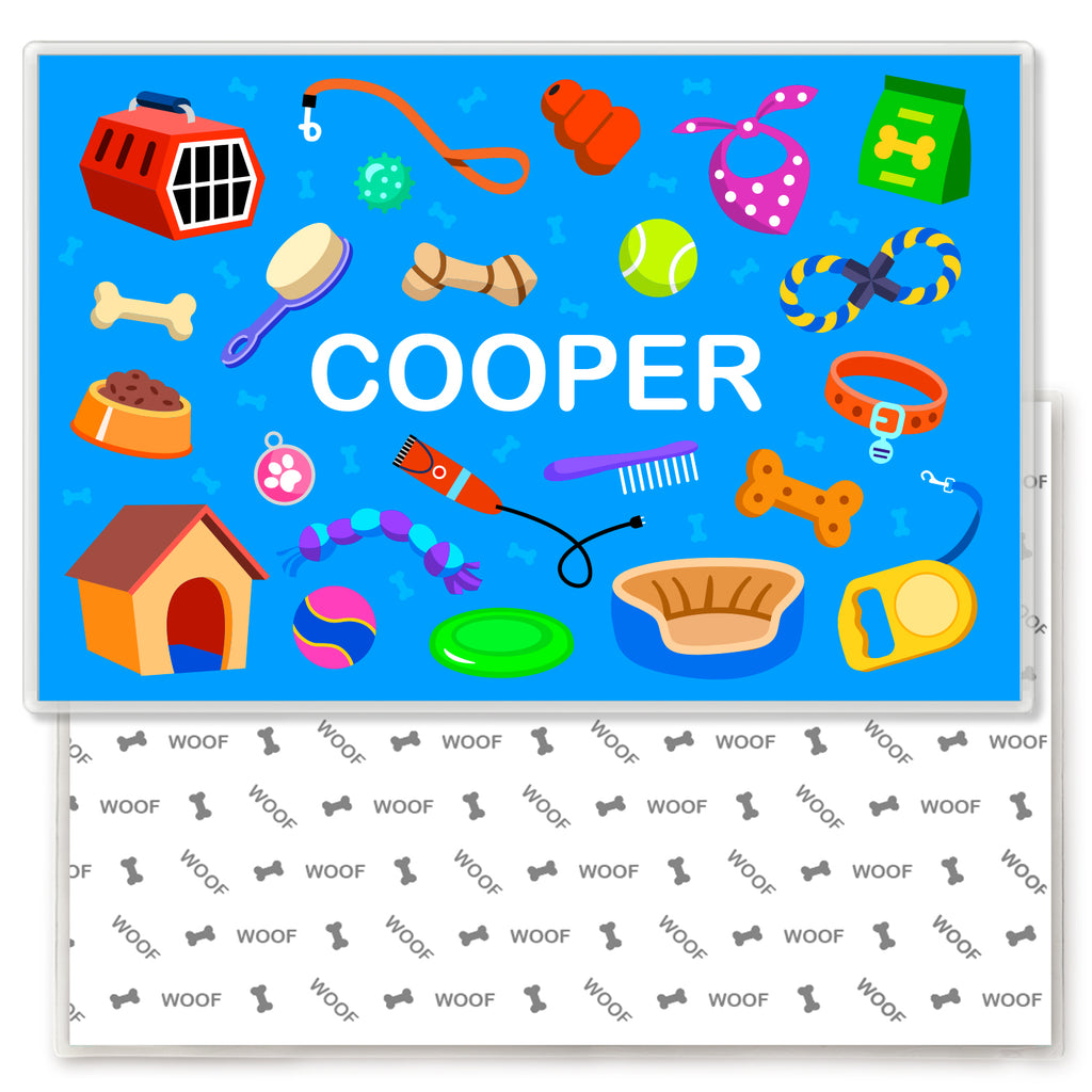 Dog Toys Personalized Doggy Placemat