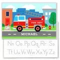 Firetruck Personalized Kids Placemat