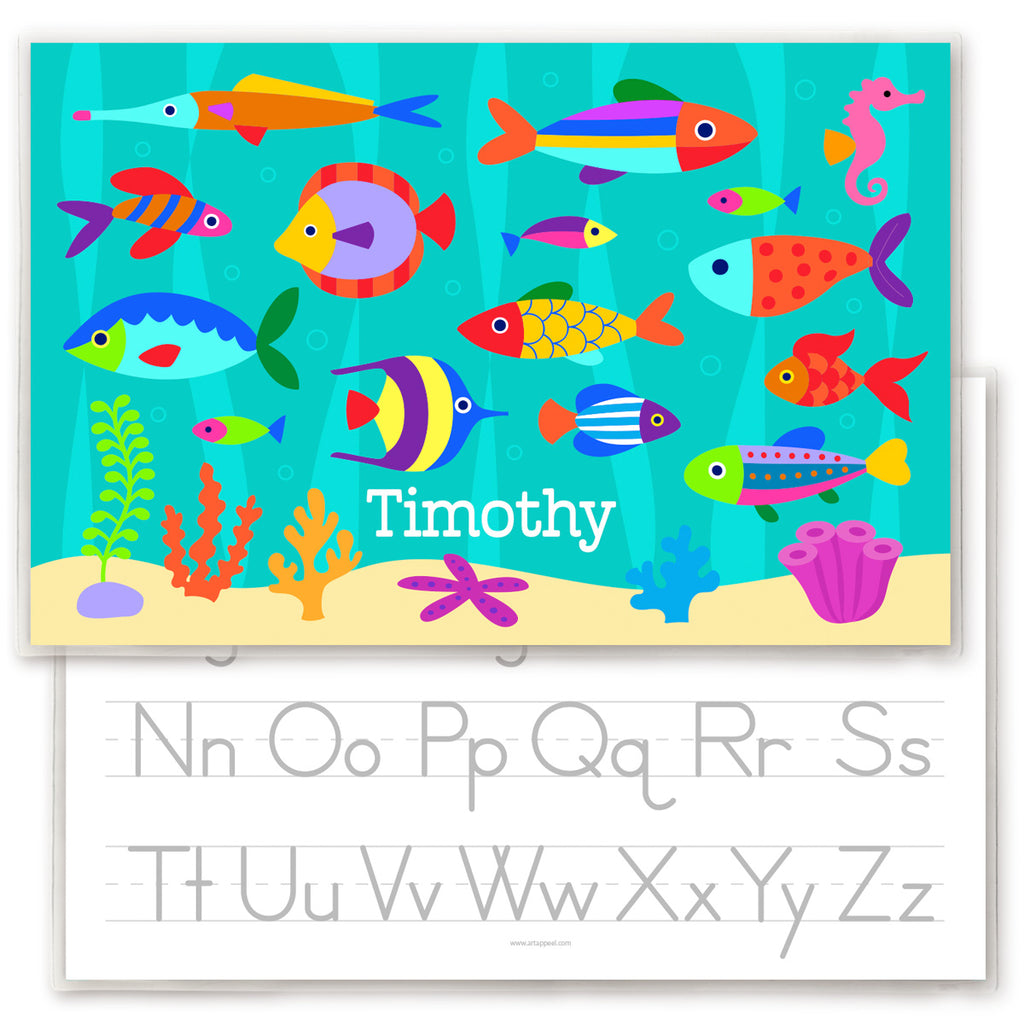 Somethin' Fishy Personalized Kids Placemat