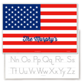 American Flag Personalized Placemat