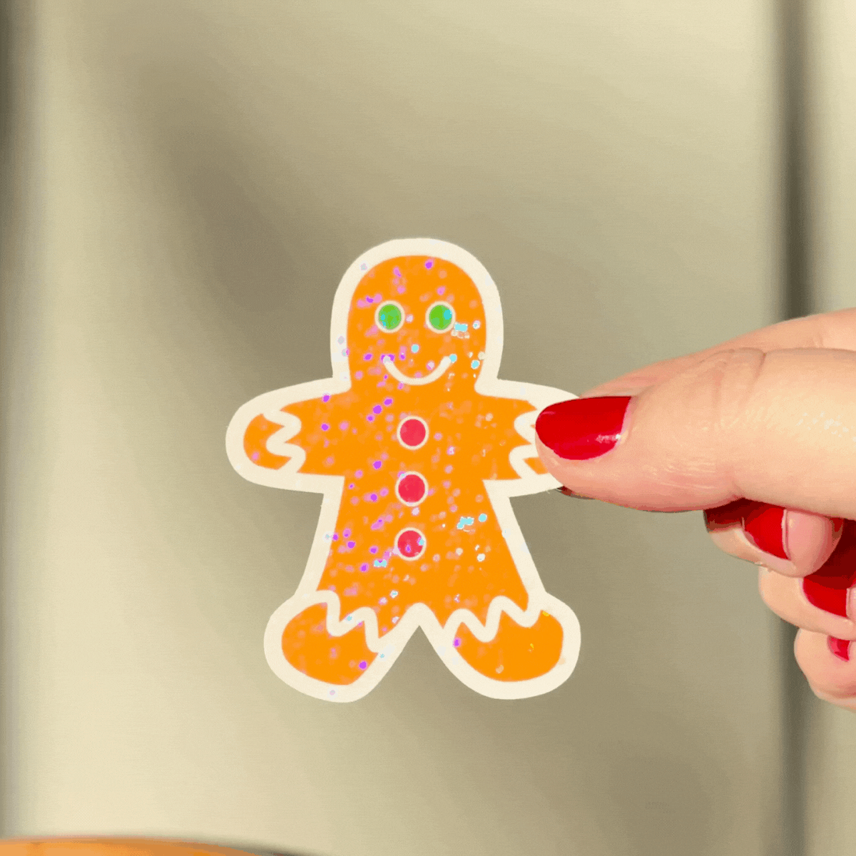 Gingerbread Man Sticker