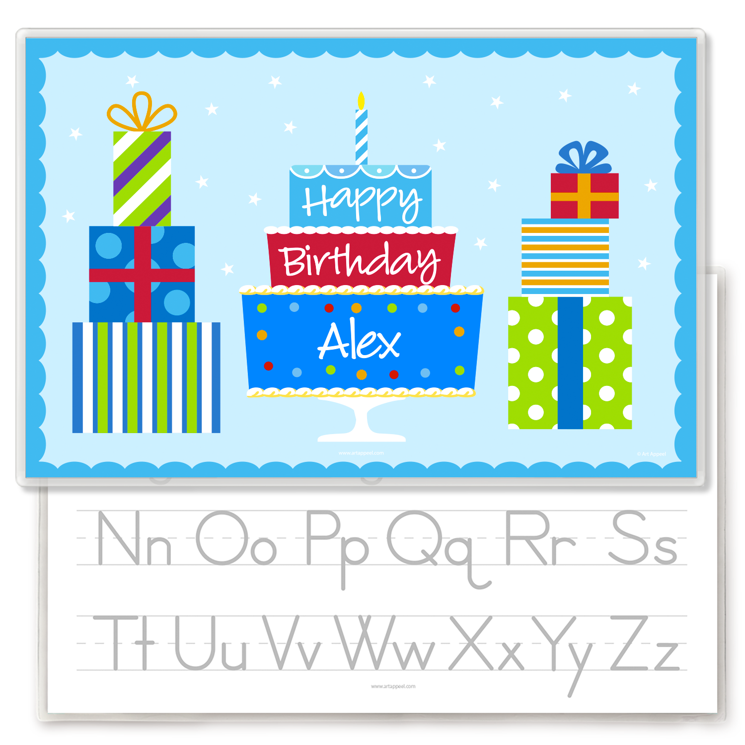 Boys Birthday Personalized Kids Placemat