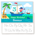 Pirates Birthday Personalized Kids Placemat