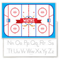 Hockey Rink Personalized Kids Placemat