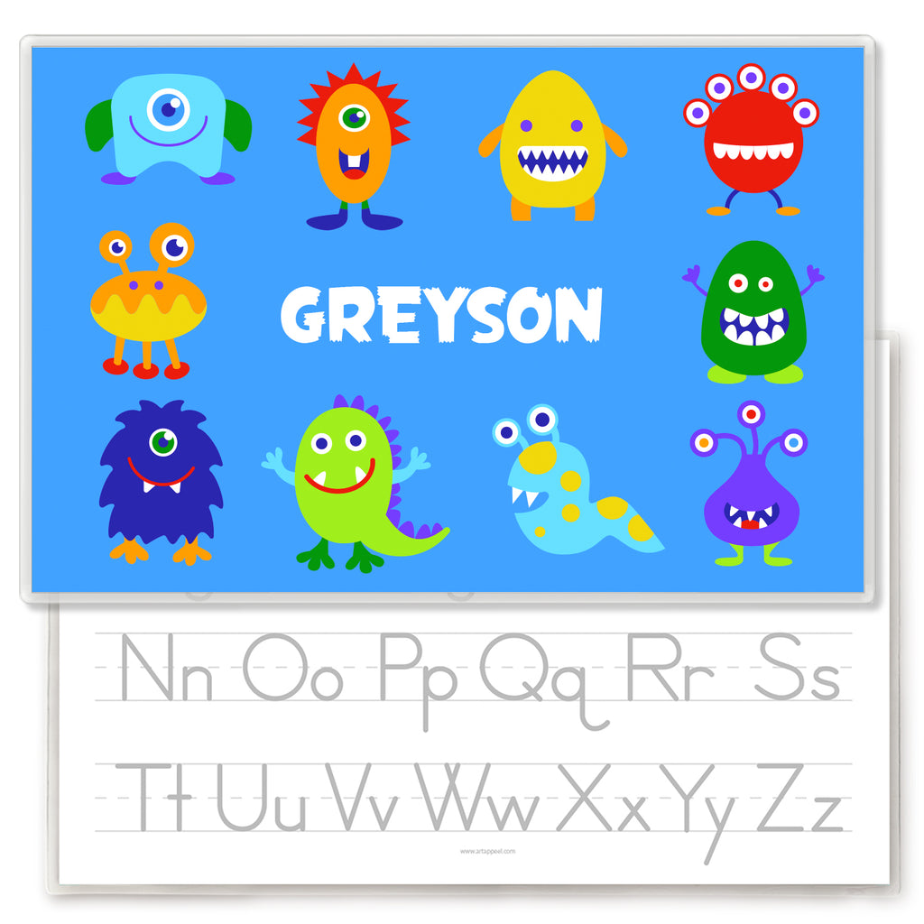 Monsters Personalized Kids Placemat