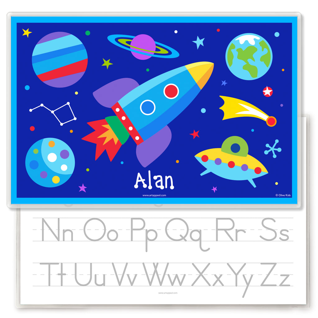 Outer Space Personalized Kids Placemat