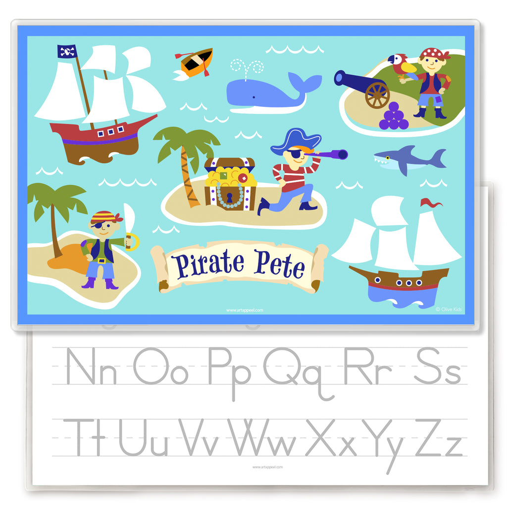 Pirates Personalized Kids Placemat
