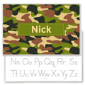 Kids Camo Woodsy Personalized Kids Placemat