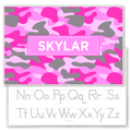 Kids Camo Pinks Personalized Kids Placemat