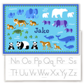 Endangered Animals Personalized Kids Placemat