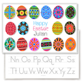Colorful Ukranian Easter Eggs Personalized Placemat