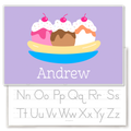 Ice Cream Personalized Kids Placemat