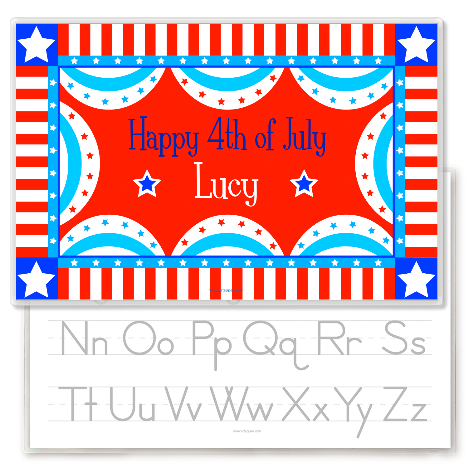 Fourth of July Personalized Kids Placemat
