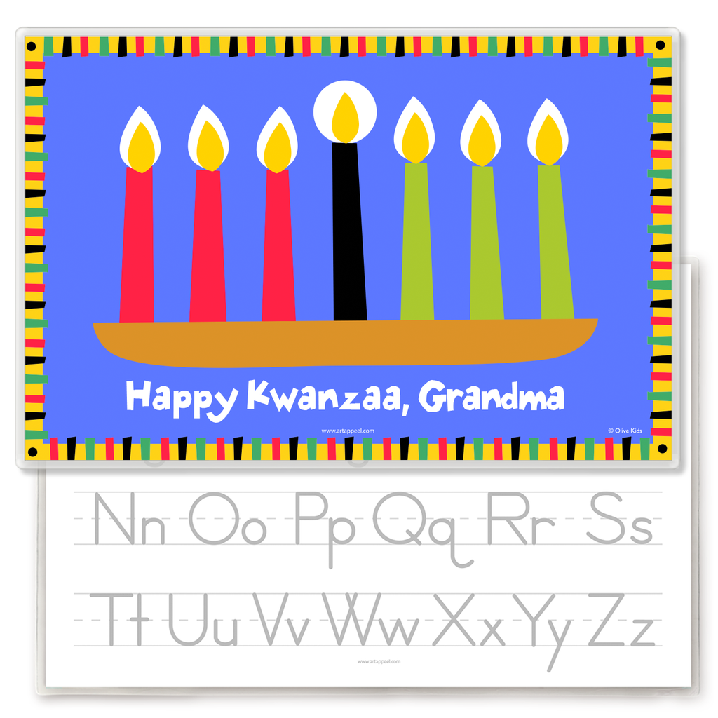 Kwanzaa Personalized Kids Placemat