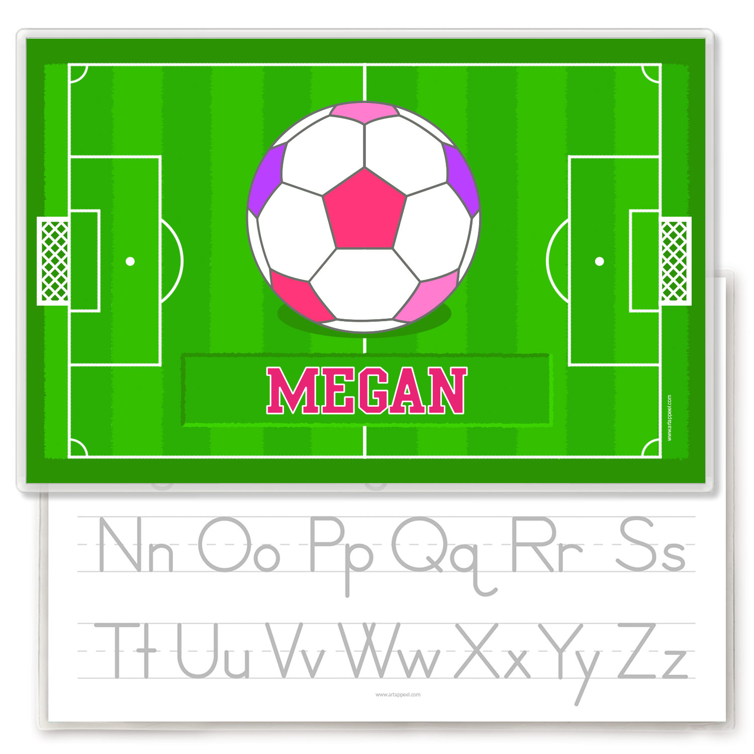 Girls Soccer Personalized Placemat