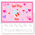 Valentine's Day Bee Mine Personalized Kids Placemat