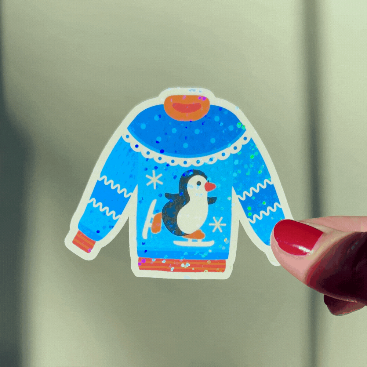 Penguin Sweater Sticker