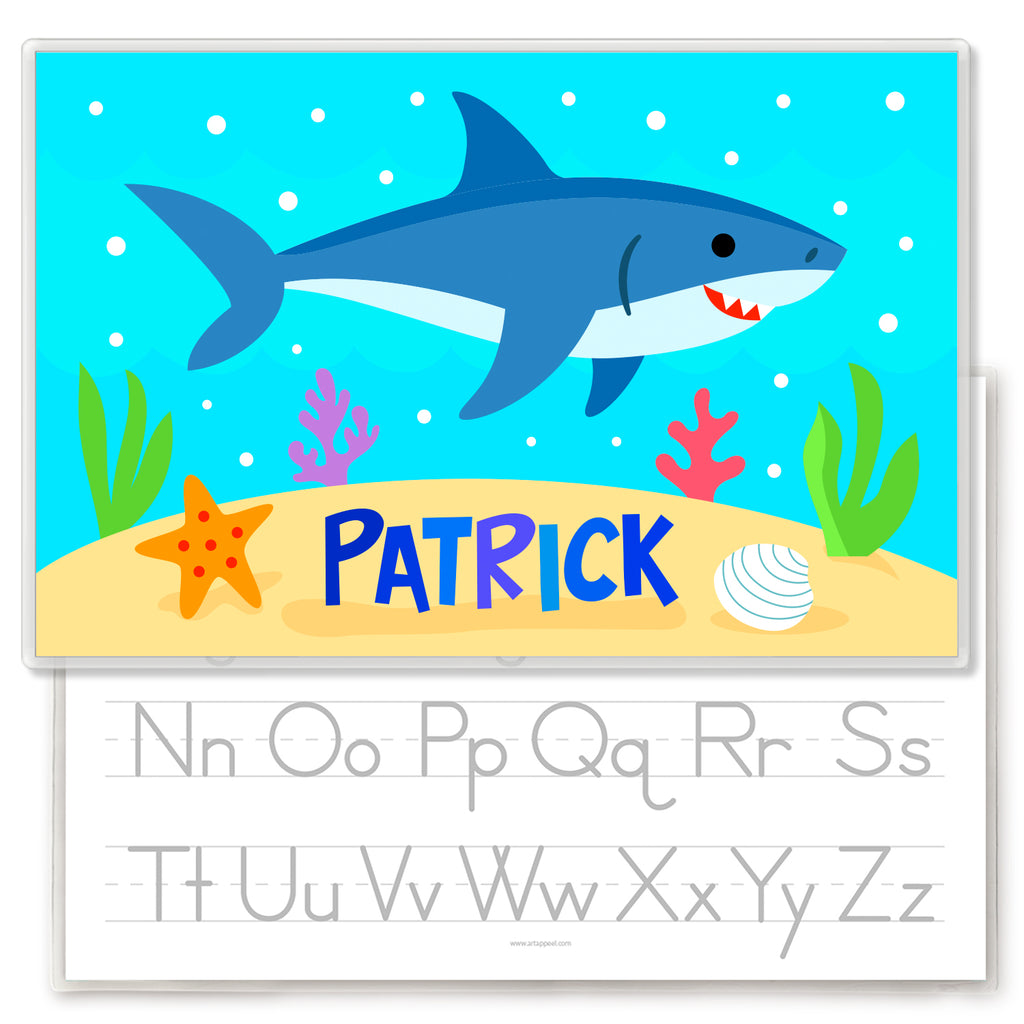 Big Shark Personalized Kids Placemat
