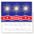 Sparklers July Fourth Personalized Placemat