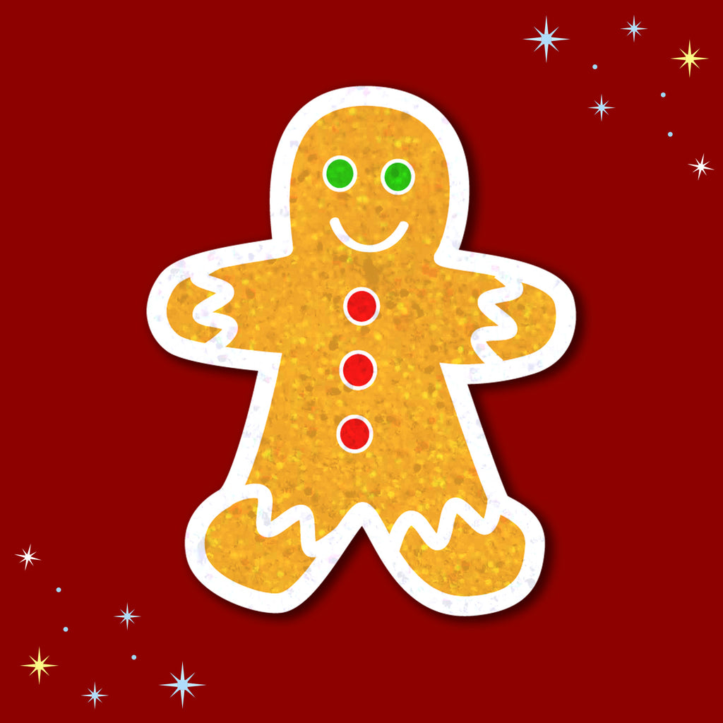 Gingerbread Man Sticker