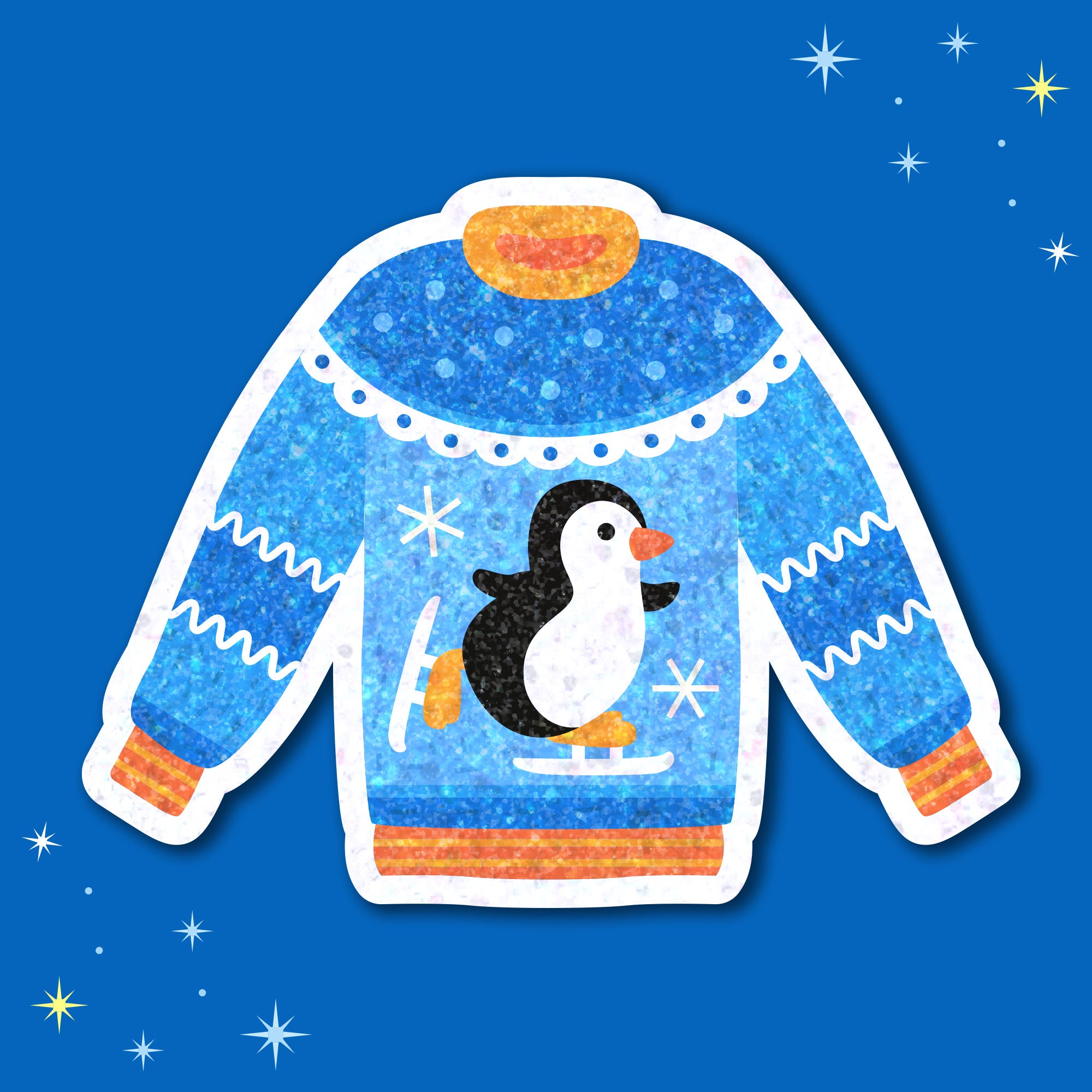 Penguin Sweater Sticker