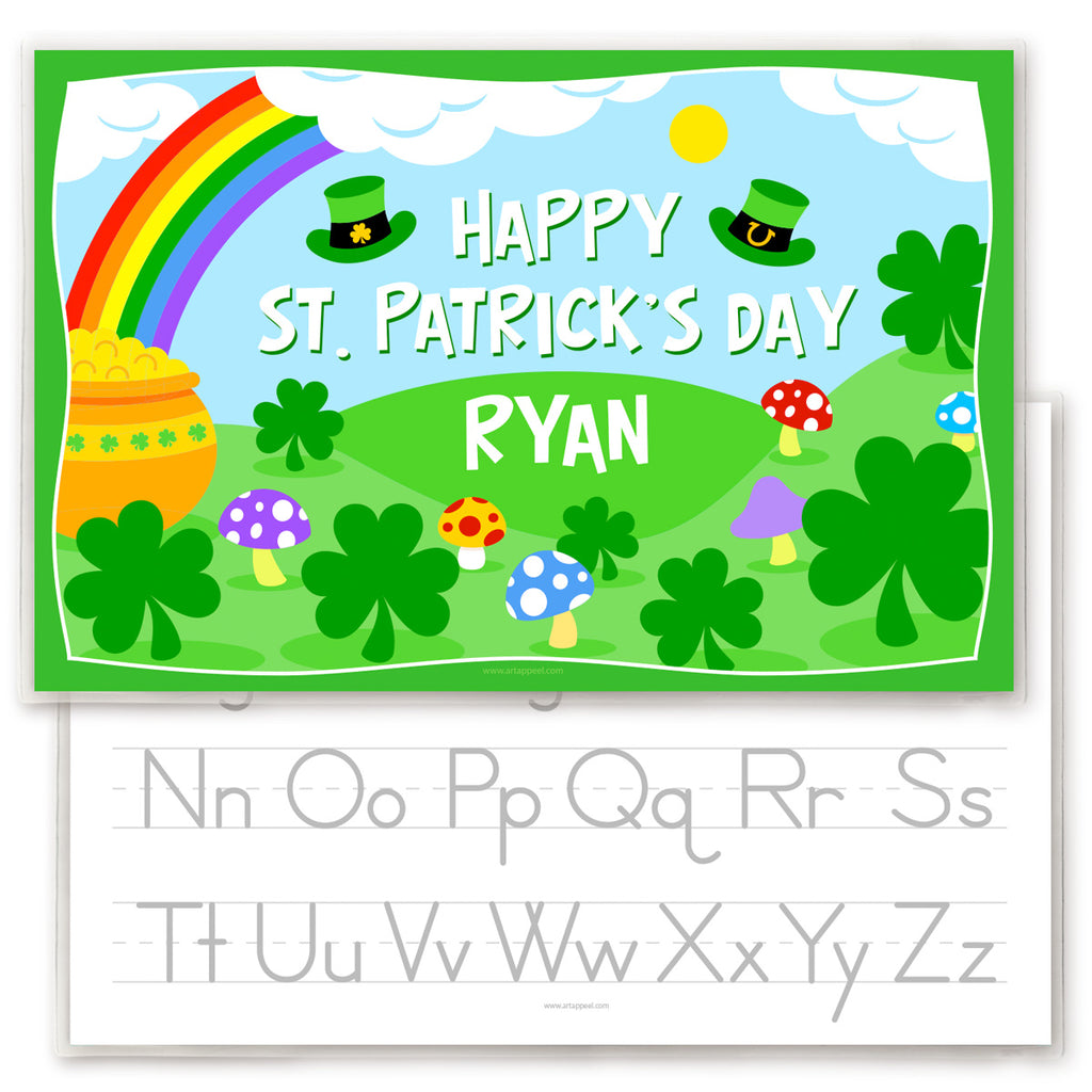 St. Patrick's Day Personalized Kids Placemat