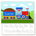 Felt Train Personalized Placemat