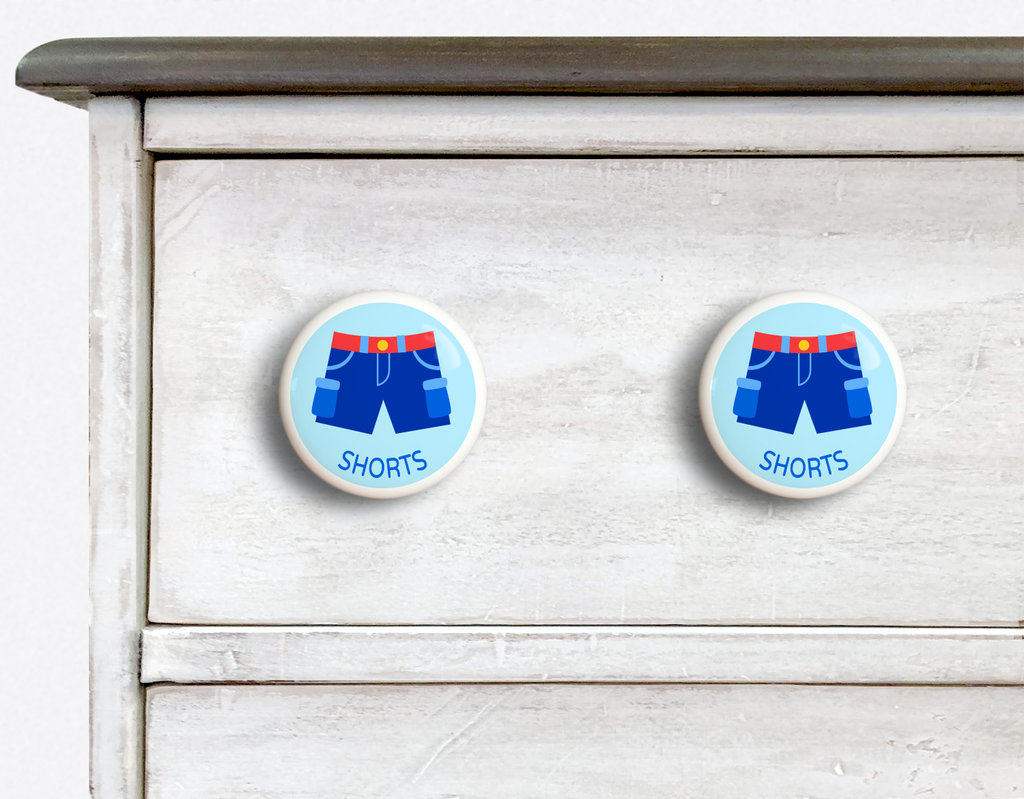 Dresserz Boy's Shorts Drawer Knobs - Set of 2