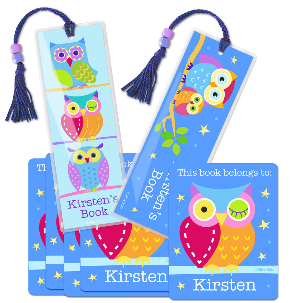 Owls Personalized Reader Kit by Olive Kids