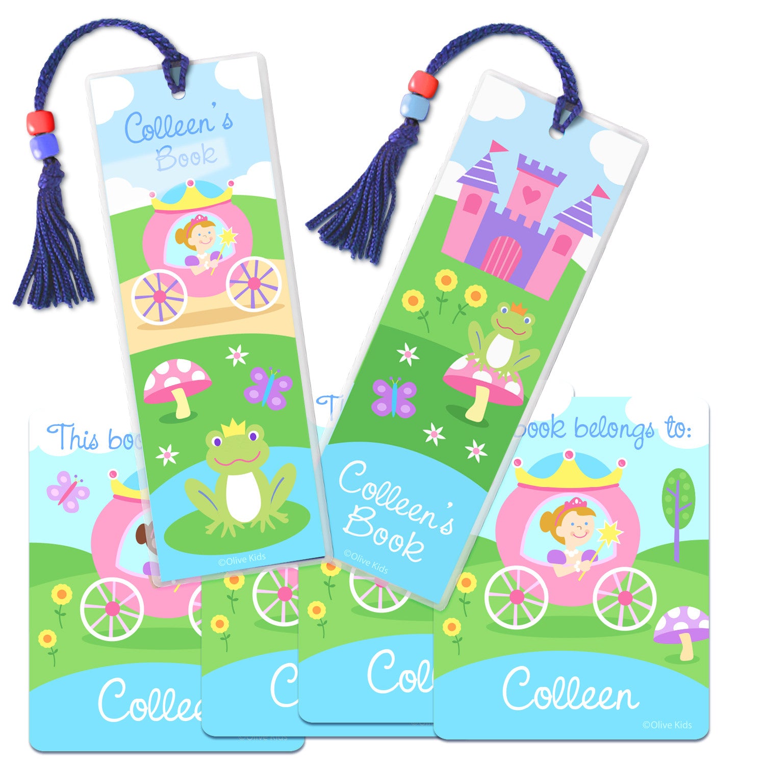 Princess (Light Skin) Personalized Reader Kit by Olive Kids