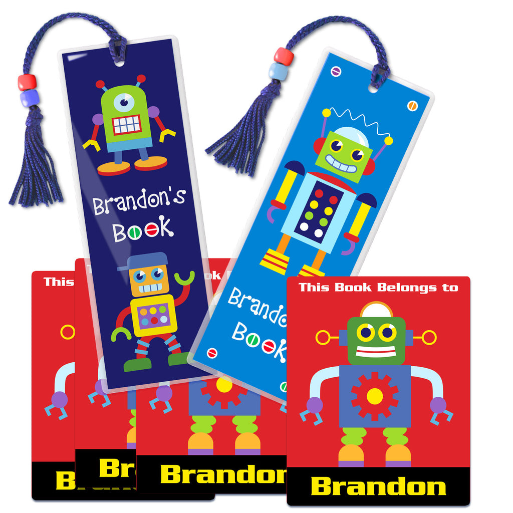 Robots Personalized Reader Kit by Olive Kids