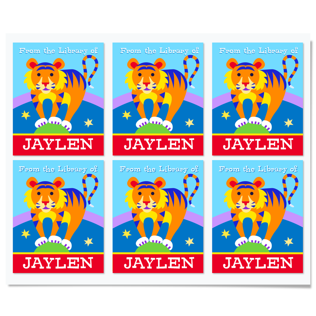 Big Top Circus Personalized Bookplates