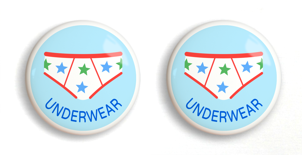 Dresserz Boy's Underwear Drawer Knob - Set of 2