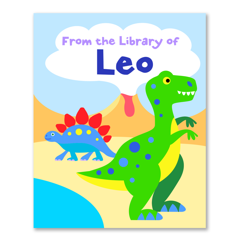 Dinosaurs Personalized Bookplates