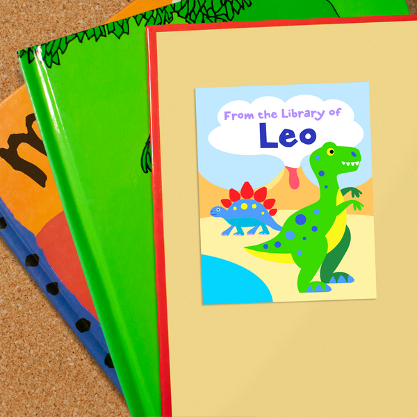 Dinosaurs Personalized Bookplates