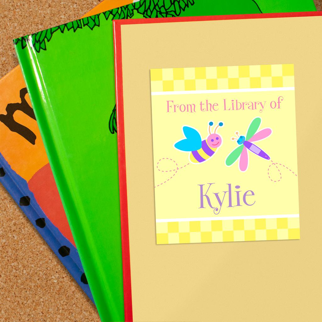 Flower Land Personalized Bookplates