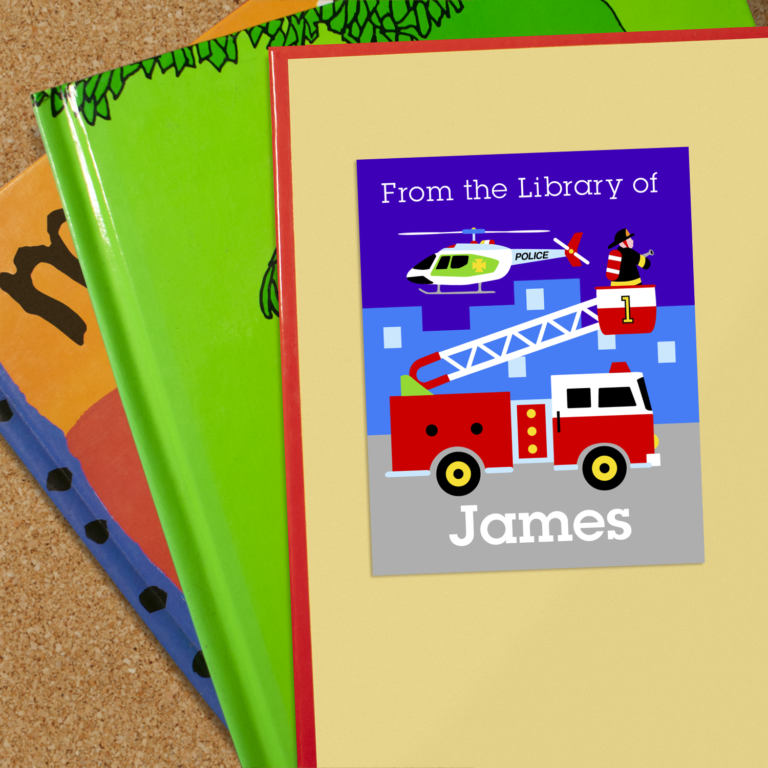 Heroes Personalized Bookplates