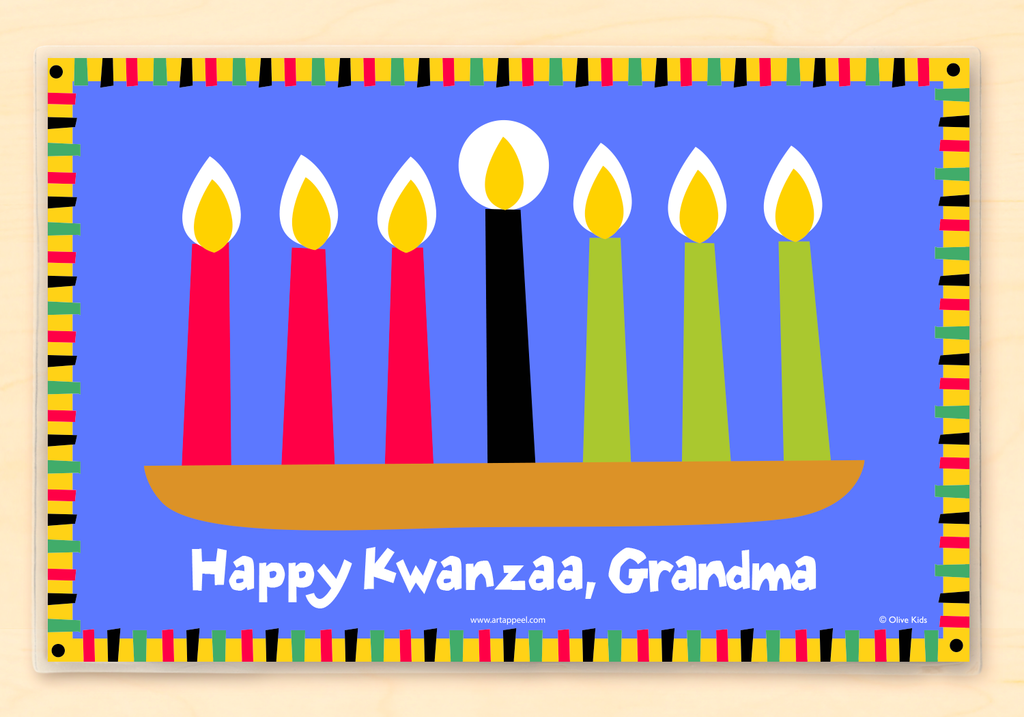 Kwanzaa Personalized Kids Placemat