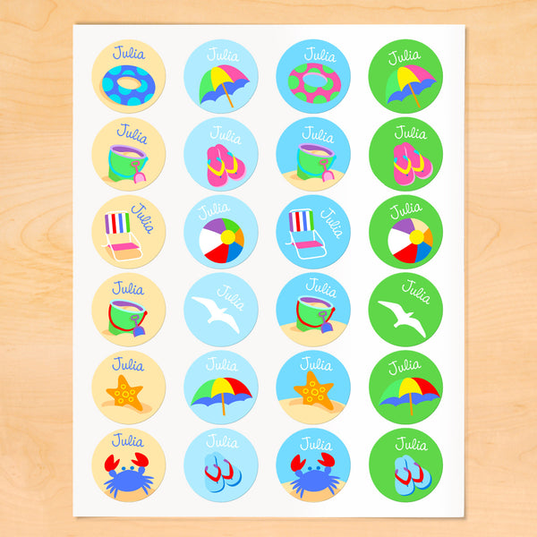 Lizard Personalized Mini Kids Waterproof Labels – Art Appeel