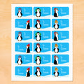 Penguin Personalized Christmas Gift Tag