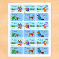 Cozy Critters Personalized Gift Tags