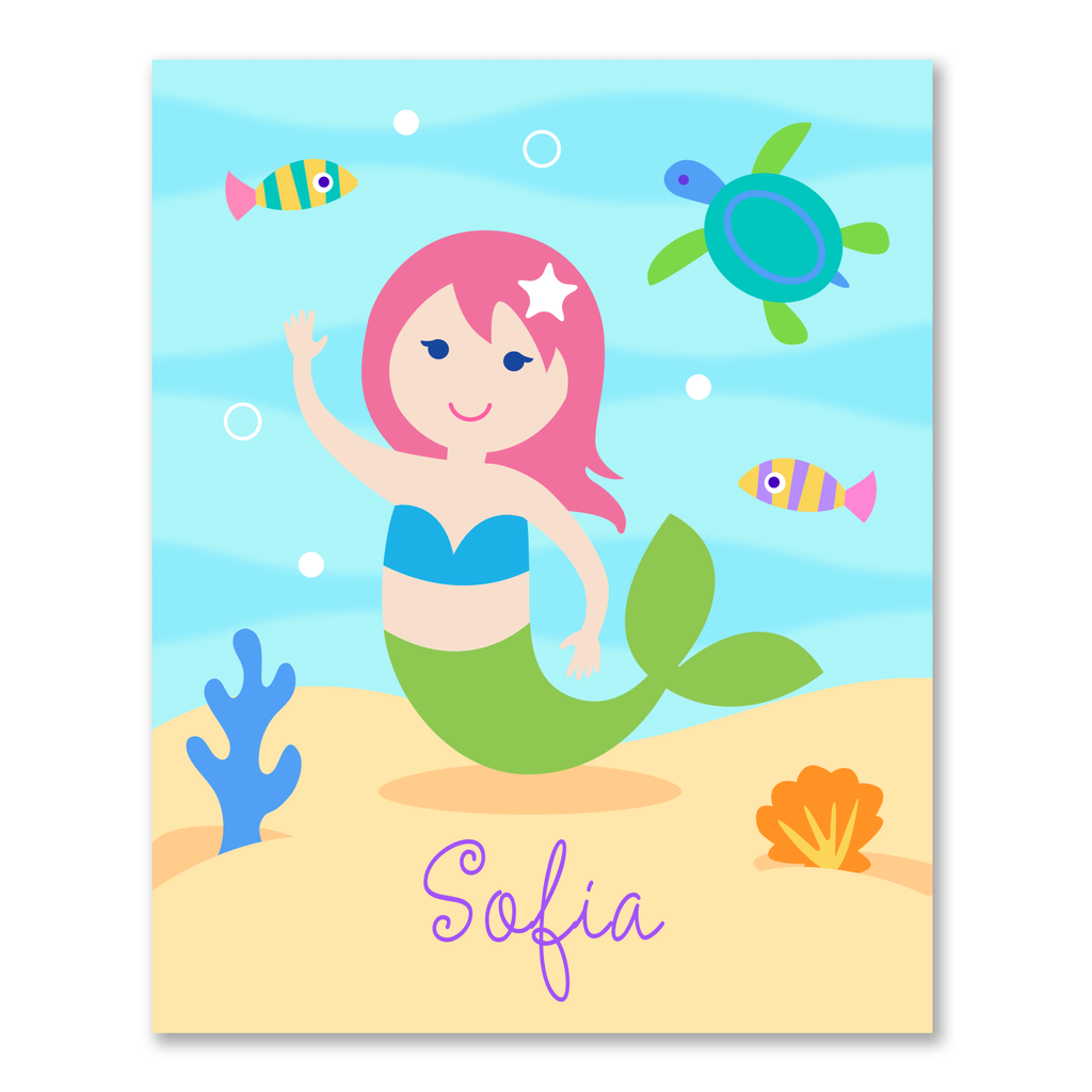 Mermaids Personalized Bookplates